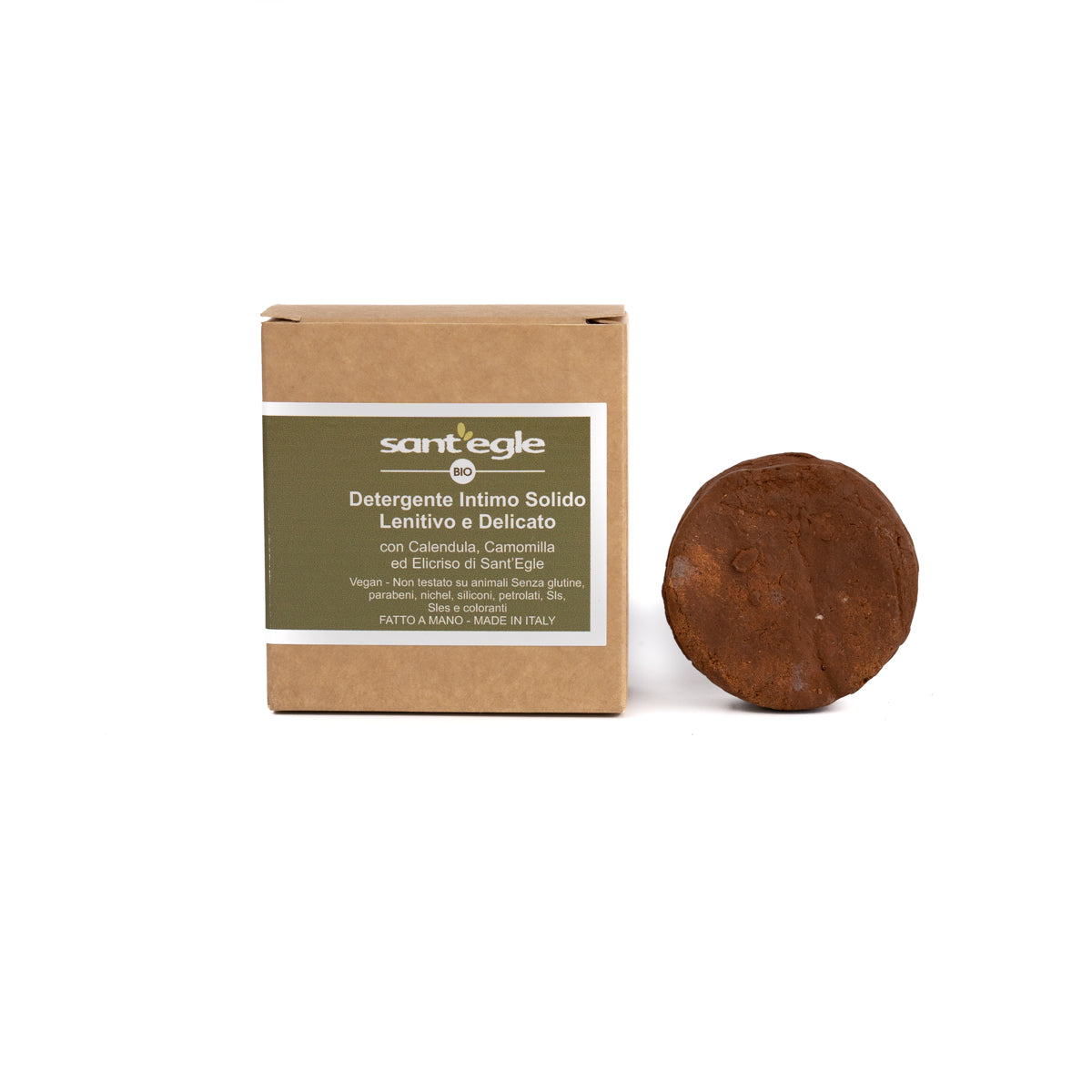 Organic solid intimate cleanser