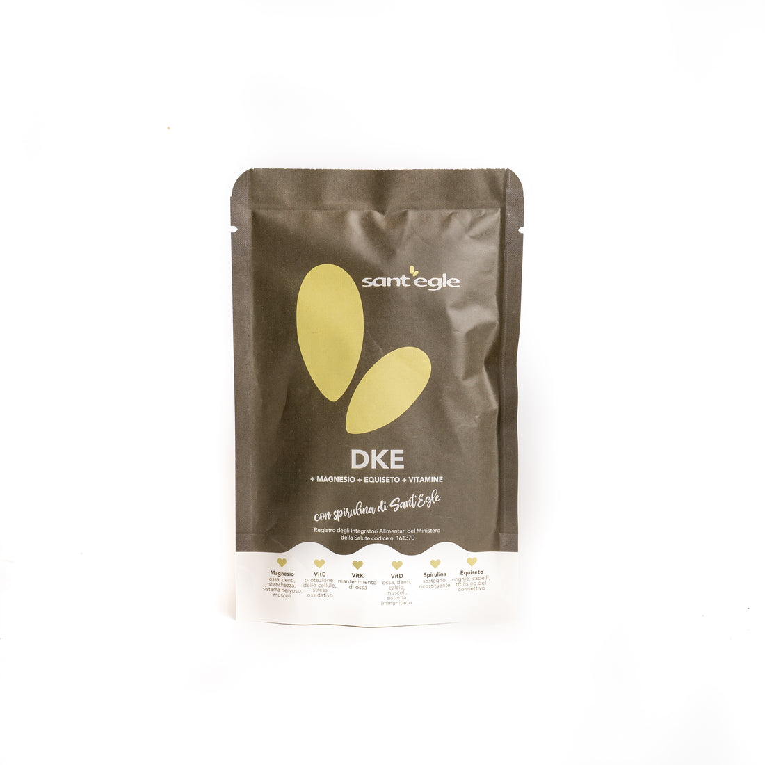 DKE 90 Kapseln mit Magnesium + Bambus + Vitaminen + Spirulina di Sant&