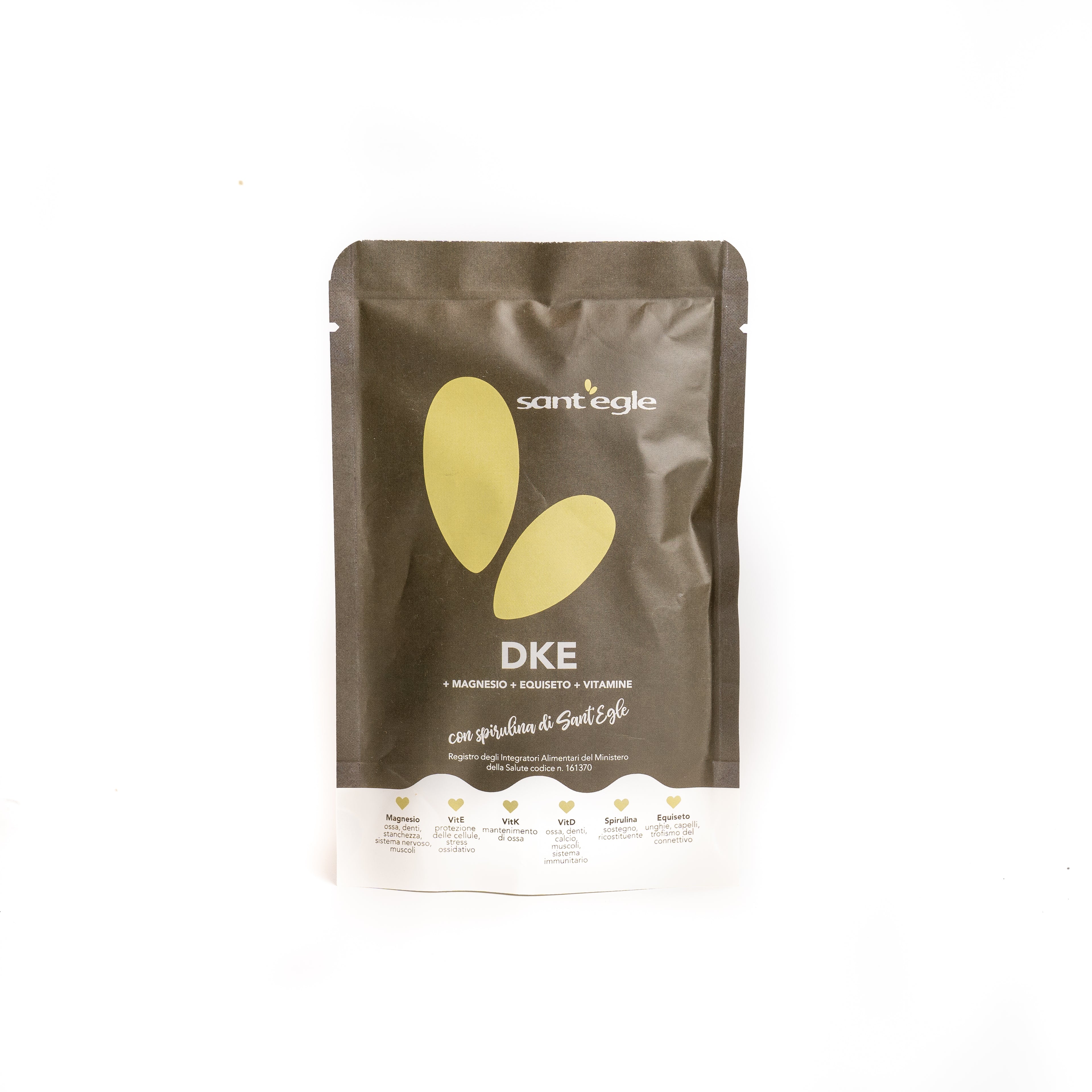 DKE  90 capsule con Magnesio + Equiseto + Vitamine + Spirulina di Sant&