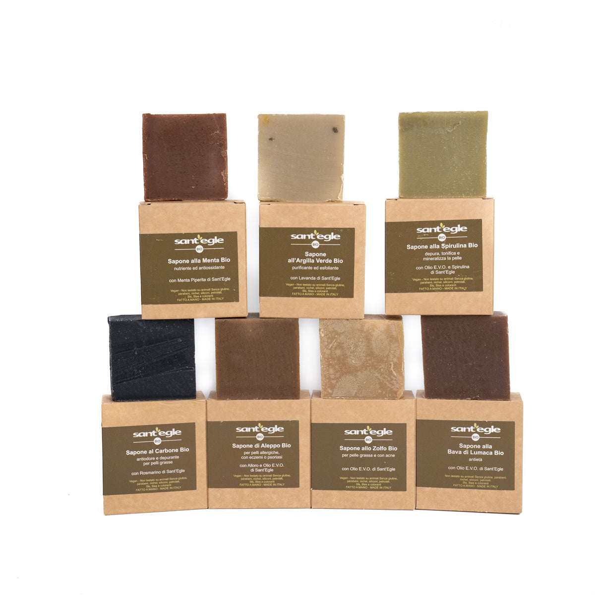 Bio-Festseife für Gesicht und Körper, 100 gr