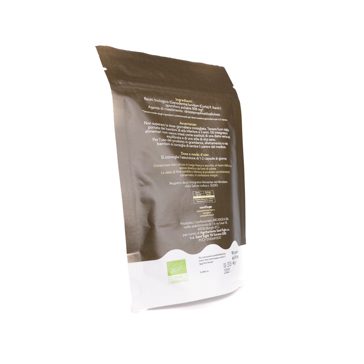 Reishi - Ganoderma Lucidum - Ling Zhi biologique, 90 cápsulas