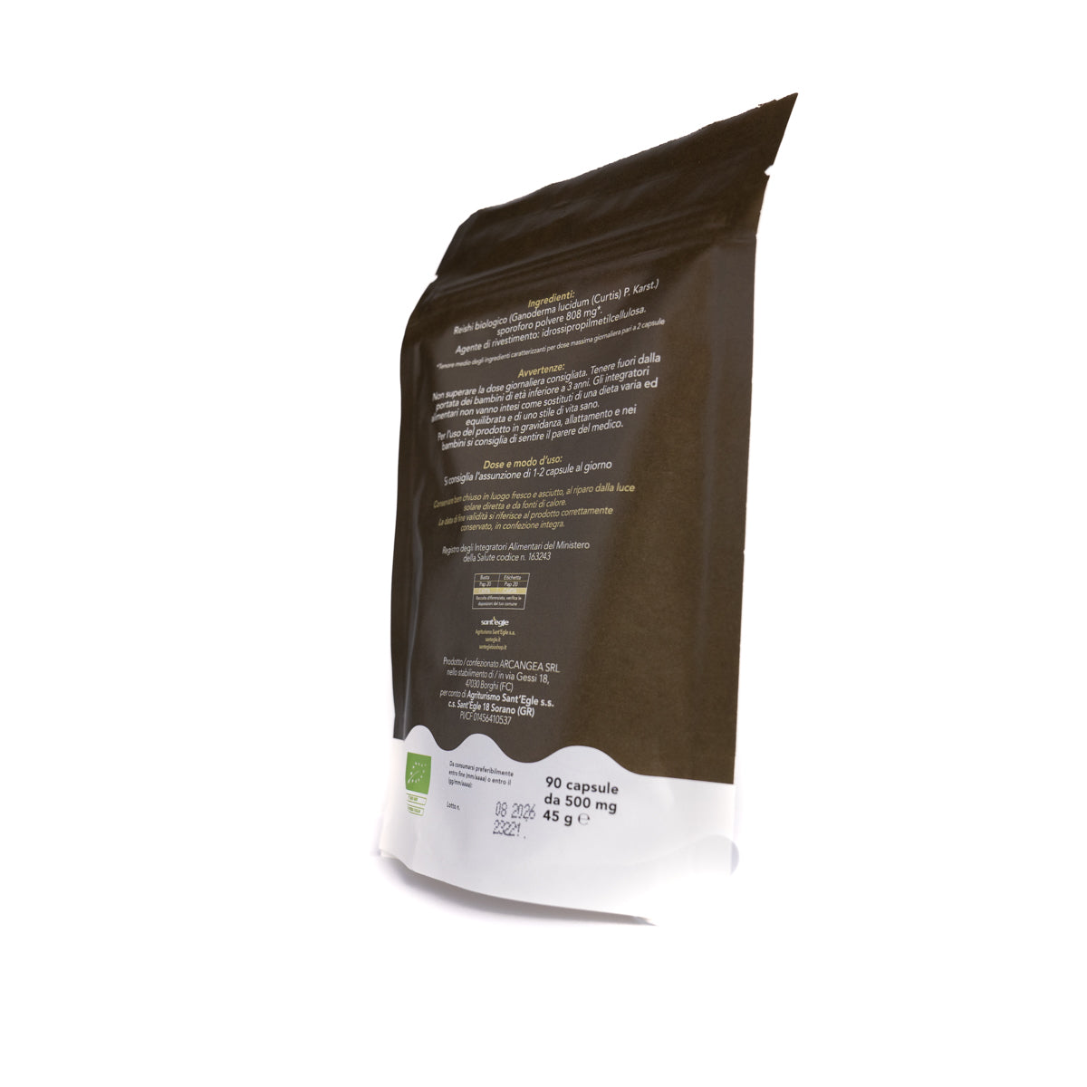 Reishi - Ganoderma Lucidum - Ling Zhi biologique, 90 cápsulas