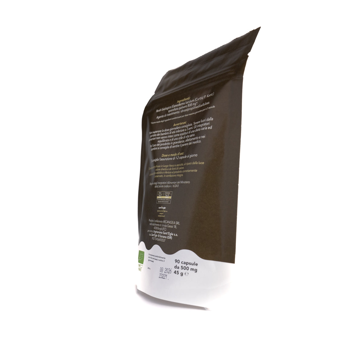 Reishi - Ganoderma Lucidum - Ling Zhi biologique, 90 cápsulas