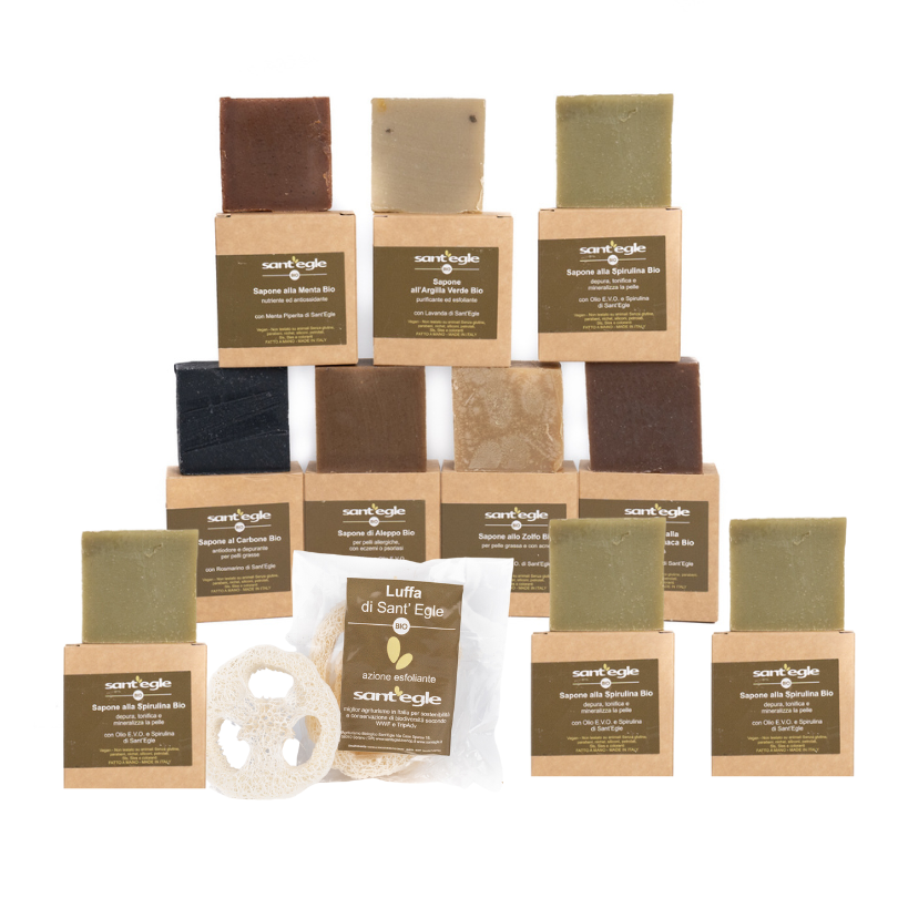 Bio-Festseife für Gesicht und Körper, 100 gr