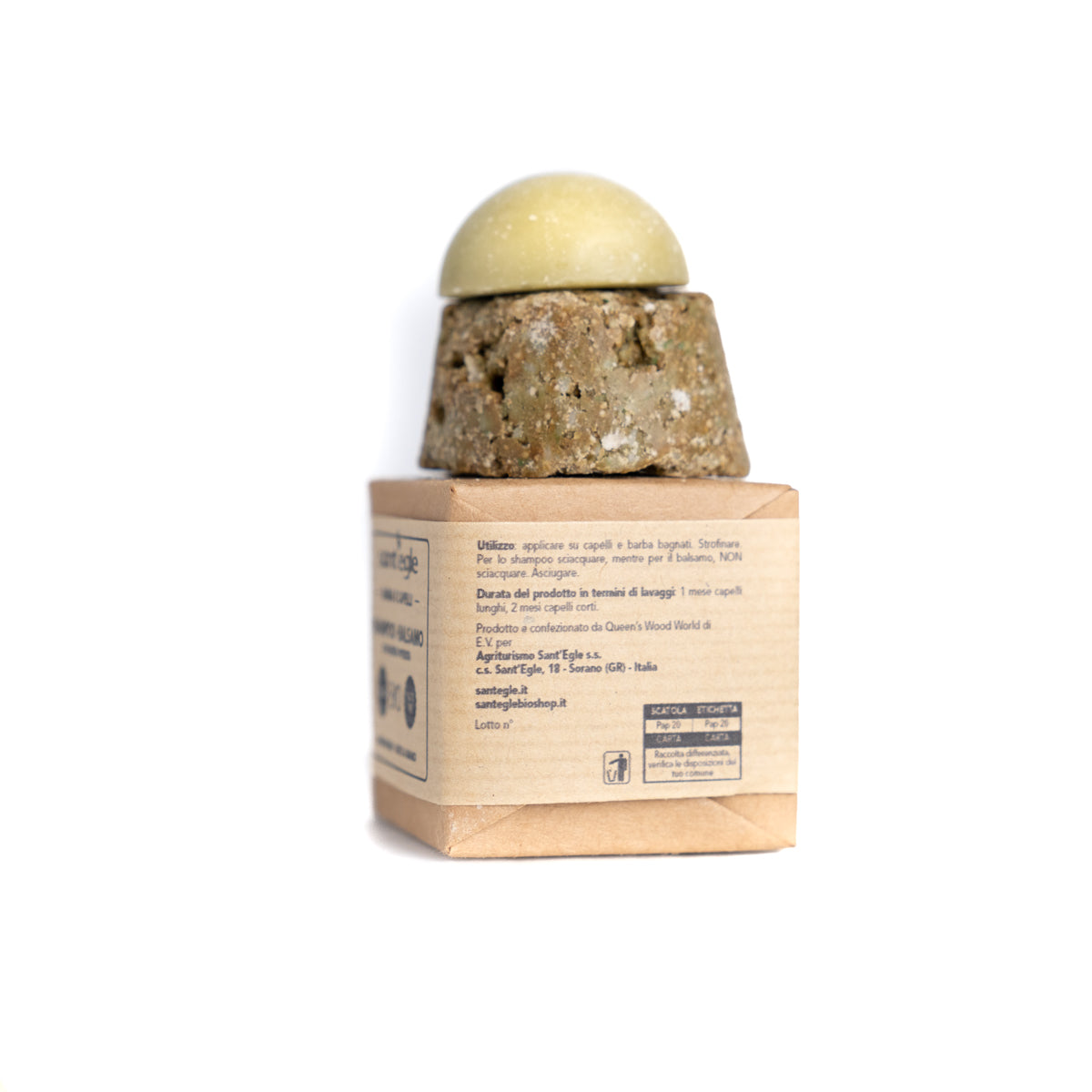 Bart und Schnurrbart, das organische feste Shampoo + Conditioner