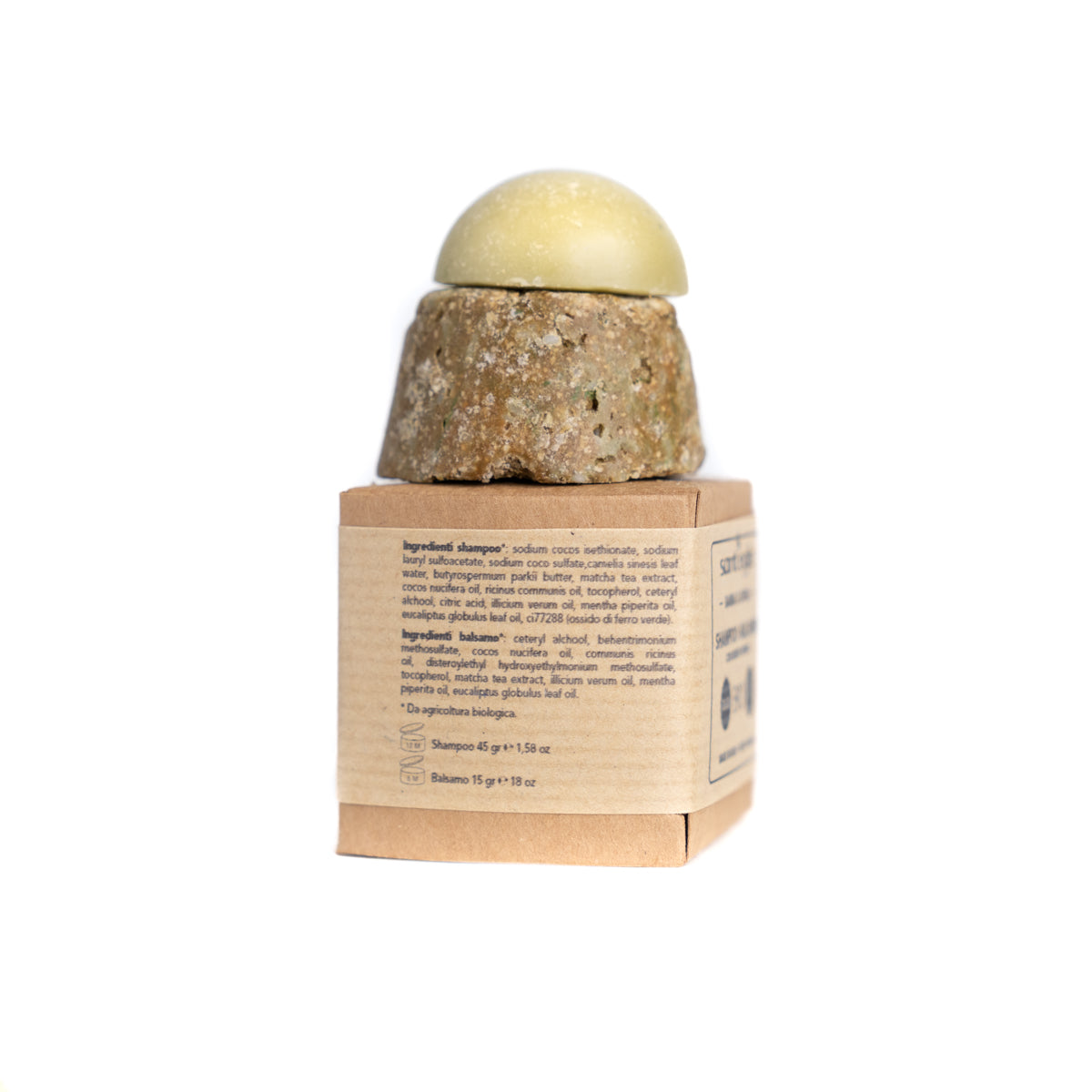 Bart und Schnurrbart, das organische feste Shampoo + Conditioner