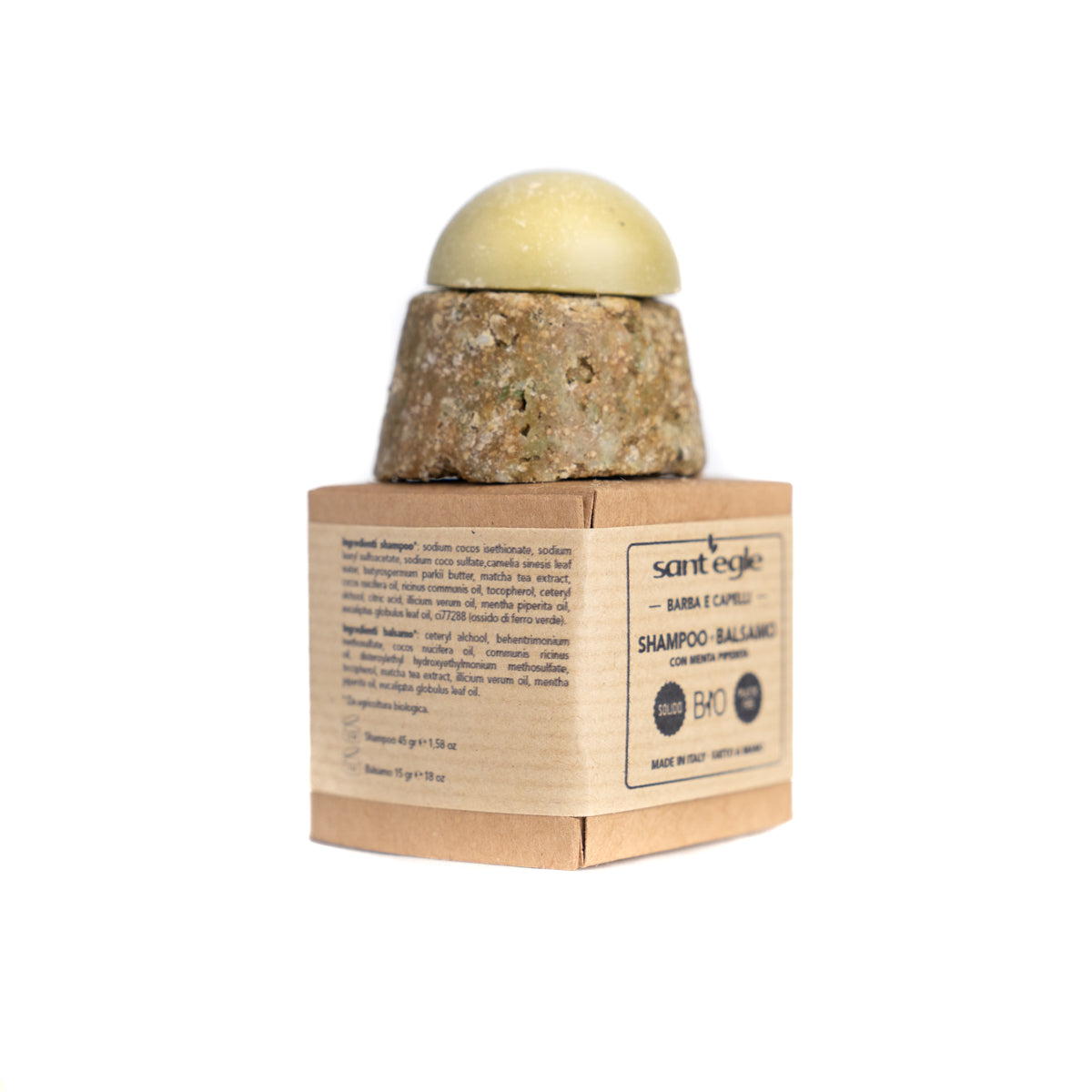 Bart und Schnurrbart, das organische feste Shampoo + Conditioner