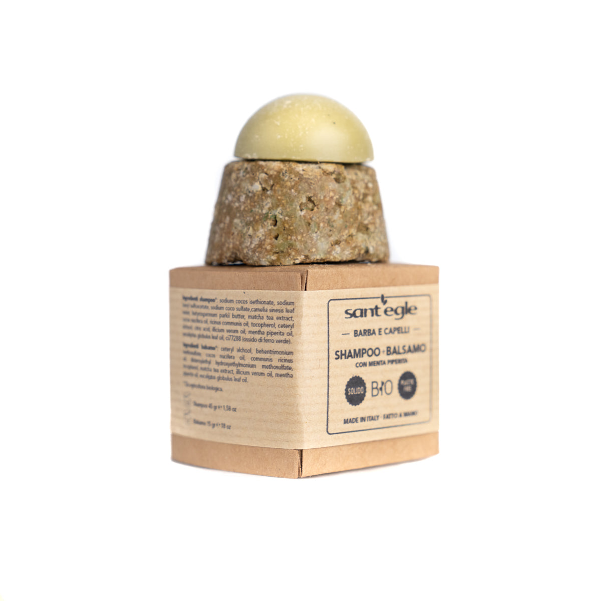 Bart und Schnurrbart, das organische feste Shampoo + Conditioner