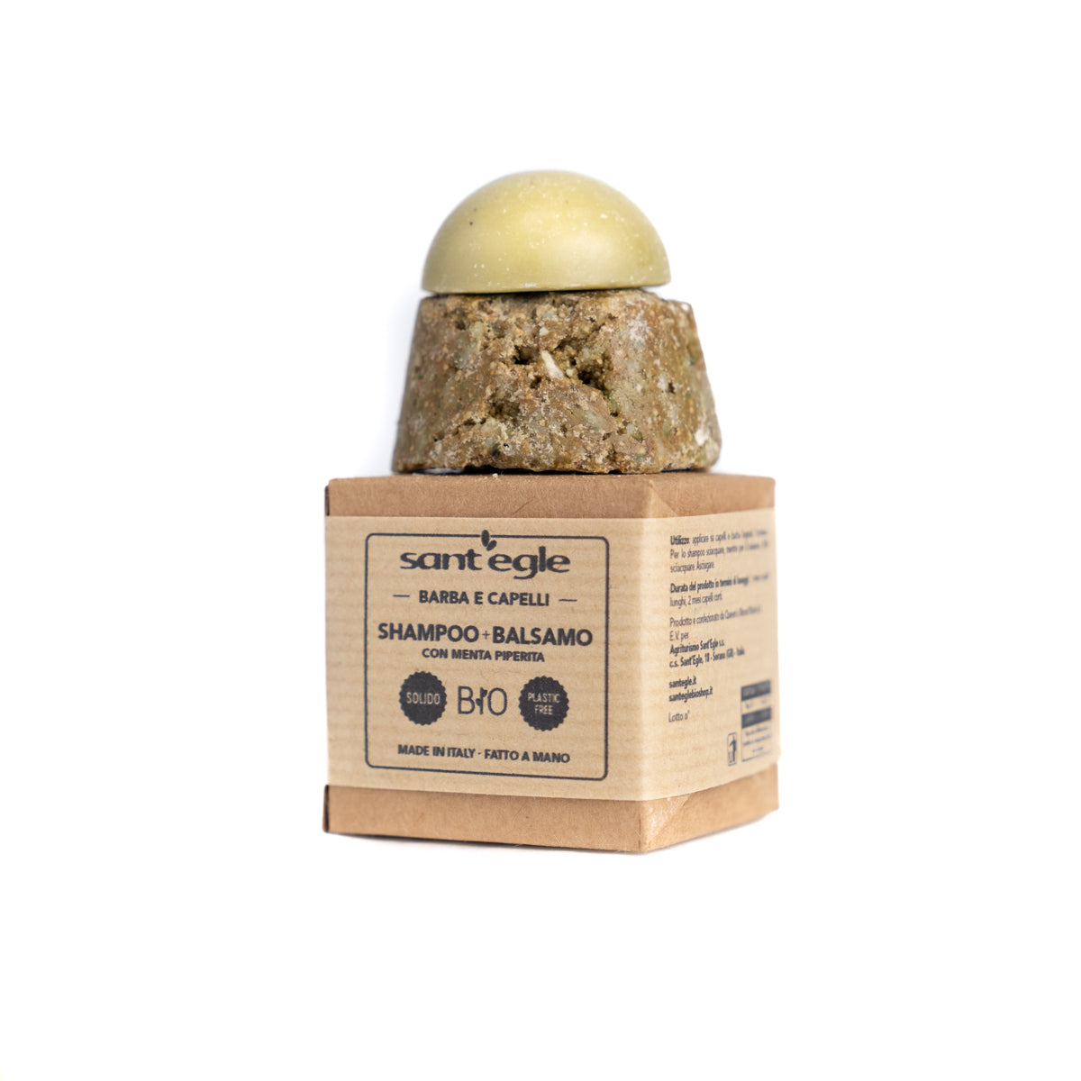 Bart und Schnurrbart, das organische feste Shampoo + Conditioner