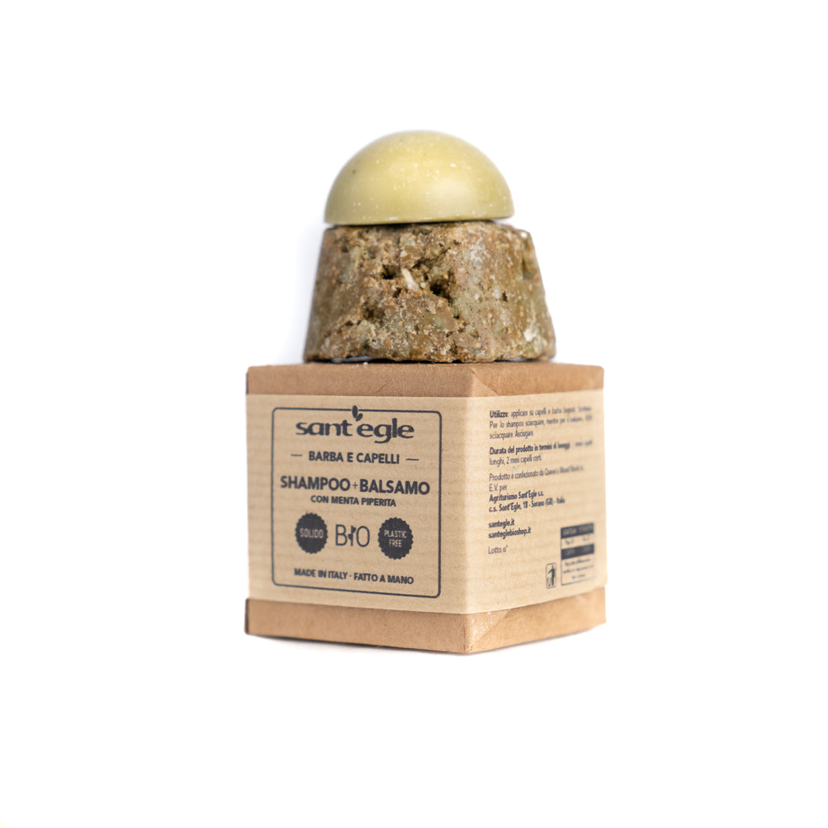 Bart und Schnurrbart, das organische feste Shampoo + Conditioner