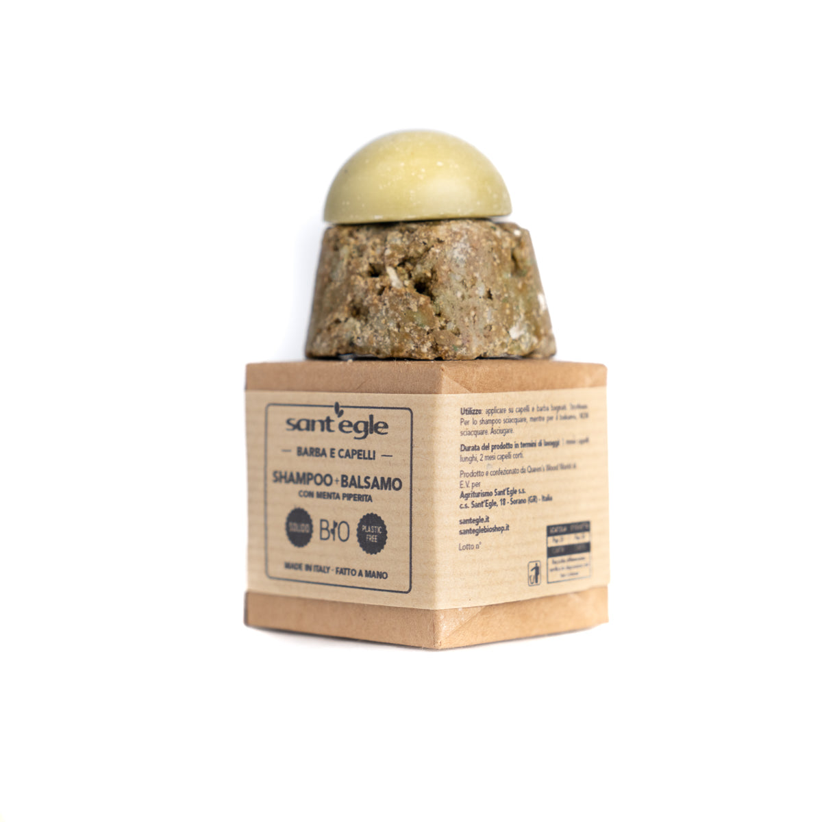 Bart und Schnurrbart, das organische feste Shampoo + Conditioner