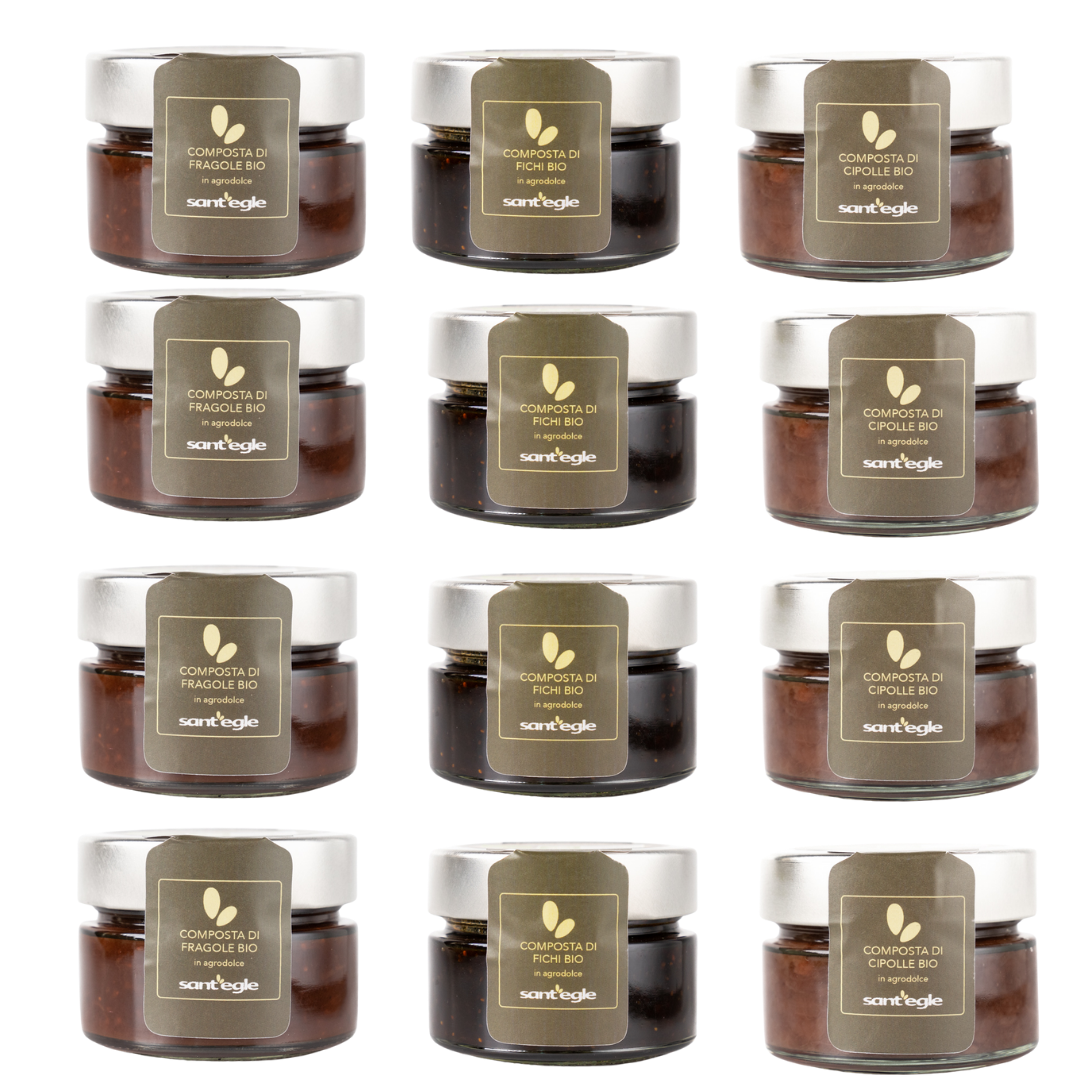 Compote de fruits et légumes bio et vinaigre balsamique IGP
