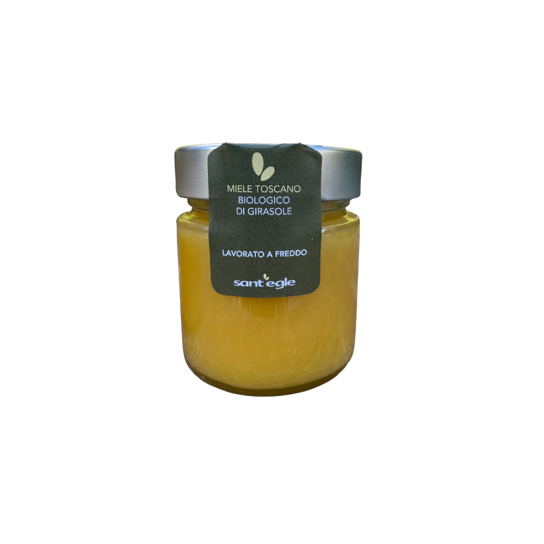 Raw and unfiltered organic honey