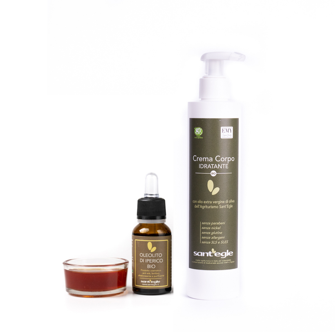 Kit Red as a Pepper, mit Johanniskrautöl und Bio-Körpercreme