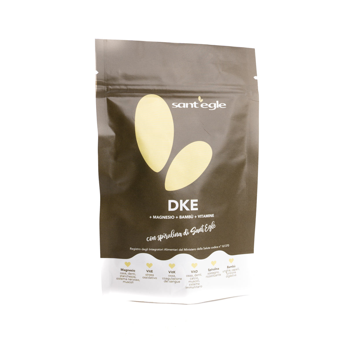 DKE + Magnesio + Bambù + Vitamine + Spirulina di Sant'Egle. 100% naturale