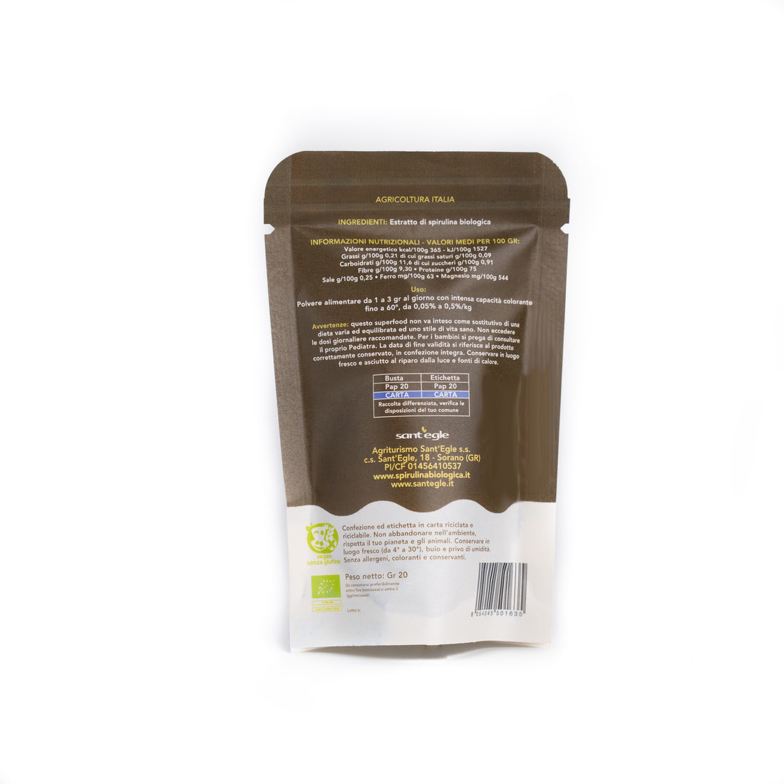 Ficocianina biologica pura, la Spirulina blù