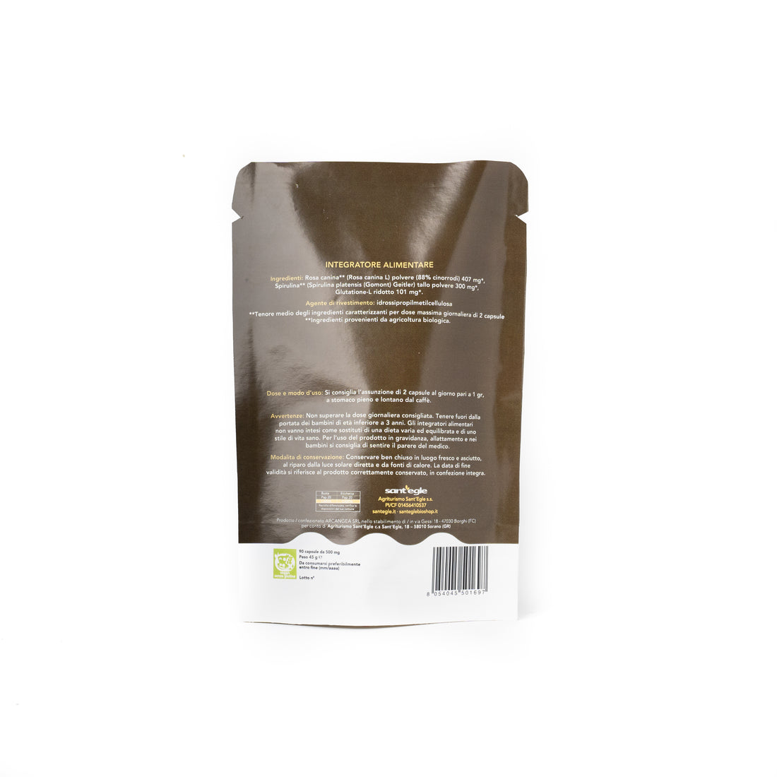 Glutatione 100% naturale, 90 cps