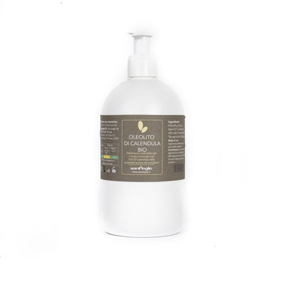 Oleolito di Calendula Biologico, cosmetico da 500 ml