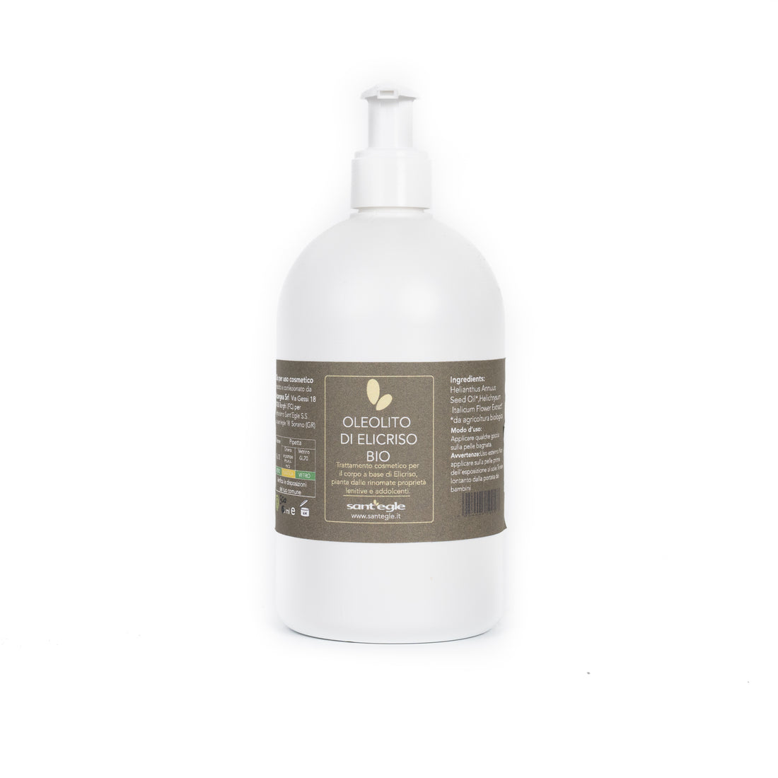 Organic Helichrysum oil infusion, cosmetic