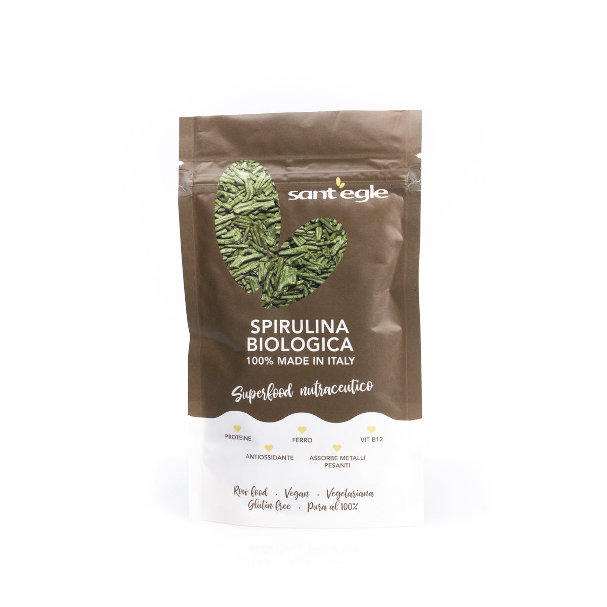 Crunchy Italian Organic Spirulina, 50g