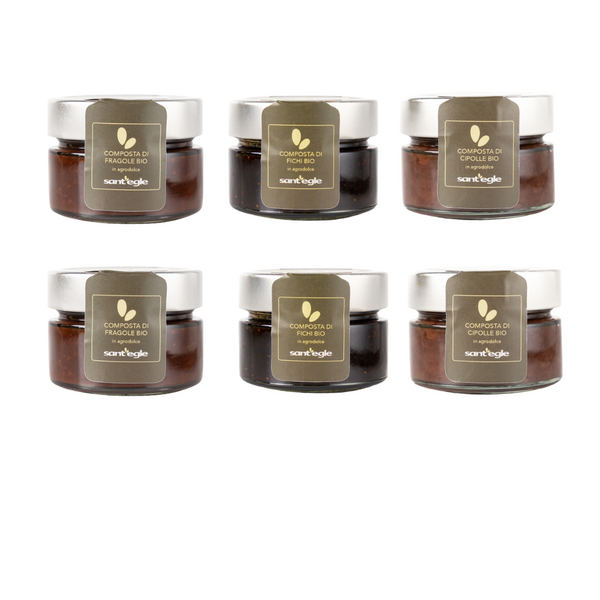 Compote de fruits et légumes bio et vinaigre balsamique IGP