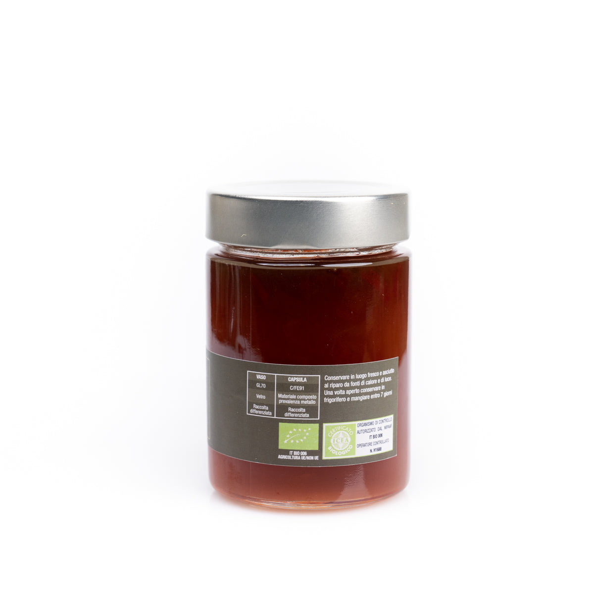 Compota de pimiento y chile orgánico