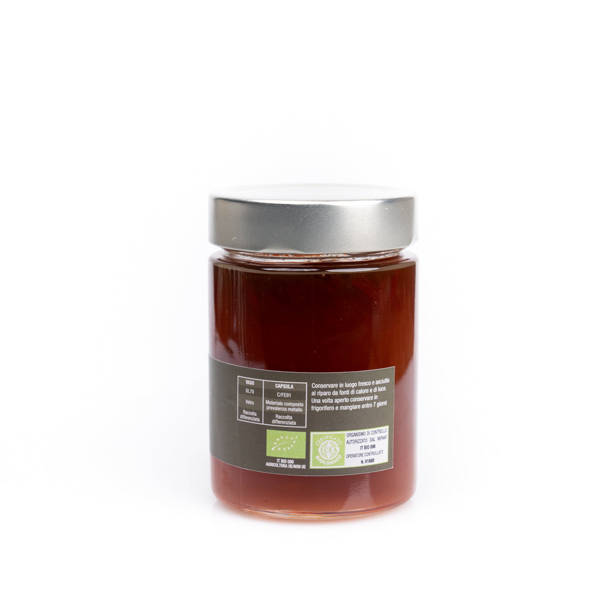 Compota de pimiento y chile orgánico