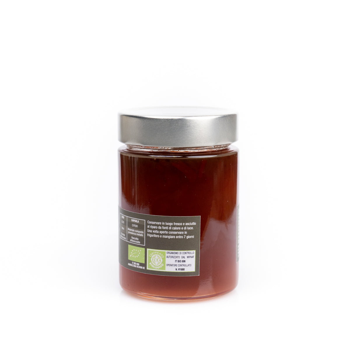 Compota de pimiento y chile orgánico