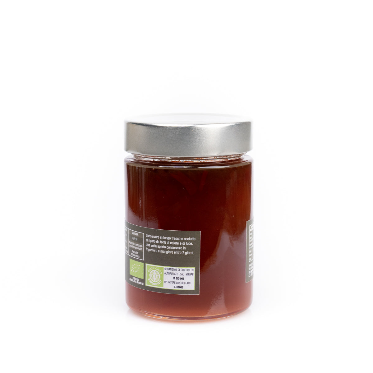 Compota de pimiento y chile orgánico