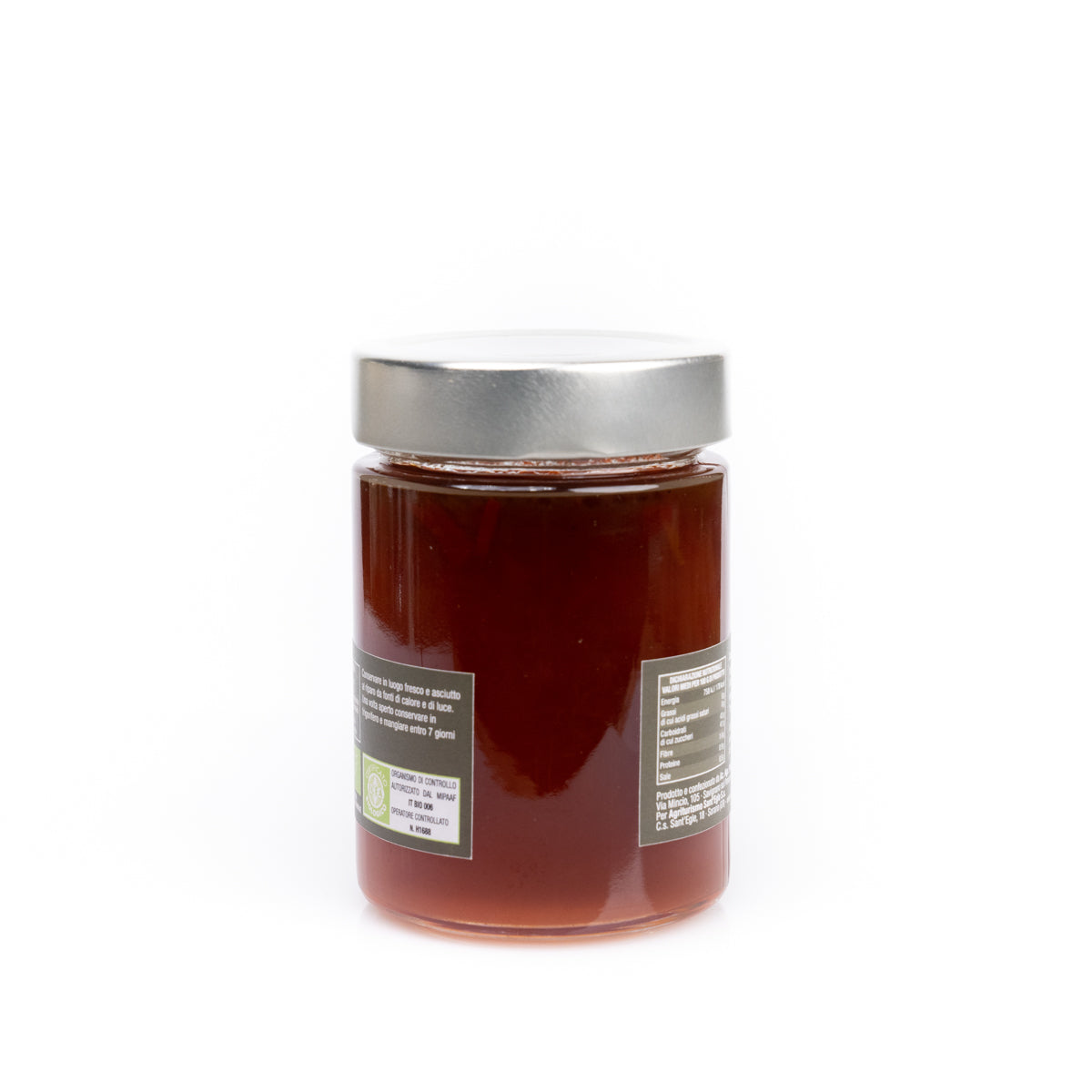 Compota de pimiento y chile orgánico