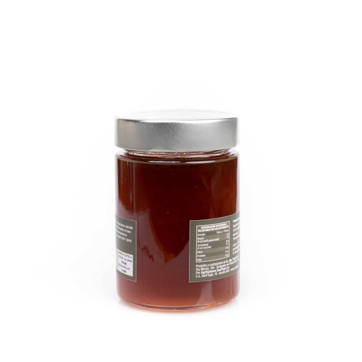 Compota de pimiento y chile orgánico