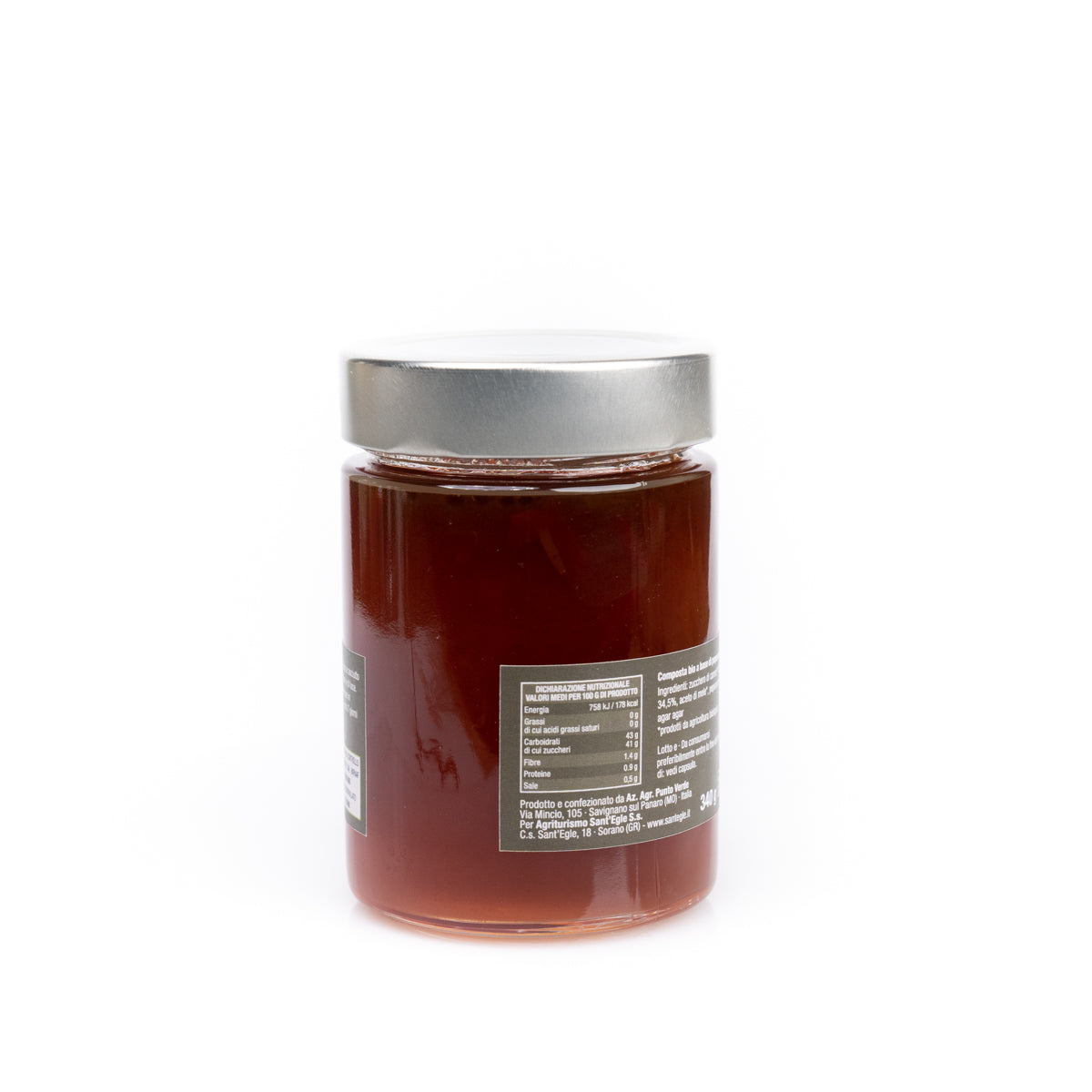 Compota de pimiento y chile orgánico