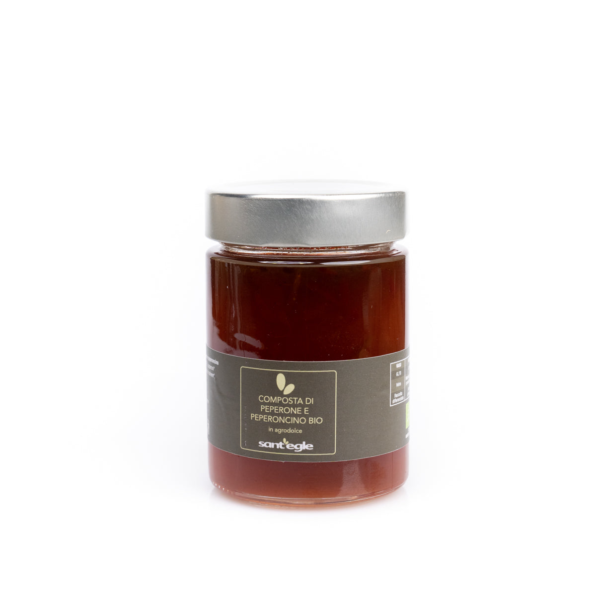 Compota de pimiento y chile orgánico