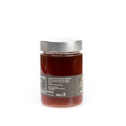Compota de pimiento y chile orgánico