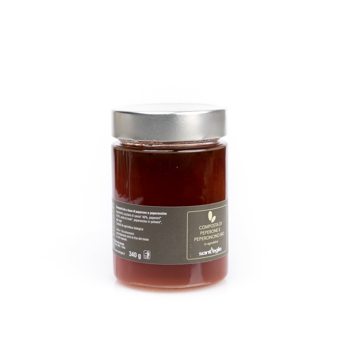 Compota de pimiento y chile orgánico