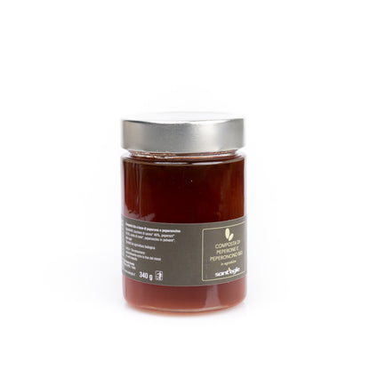 Compota de pimiento y chile orgánico