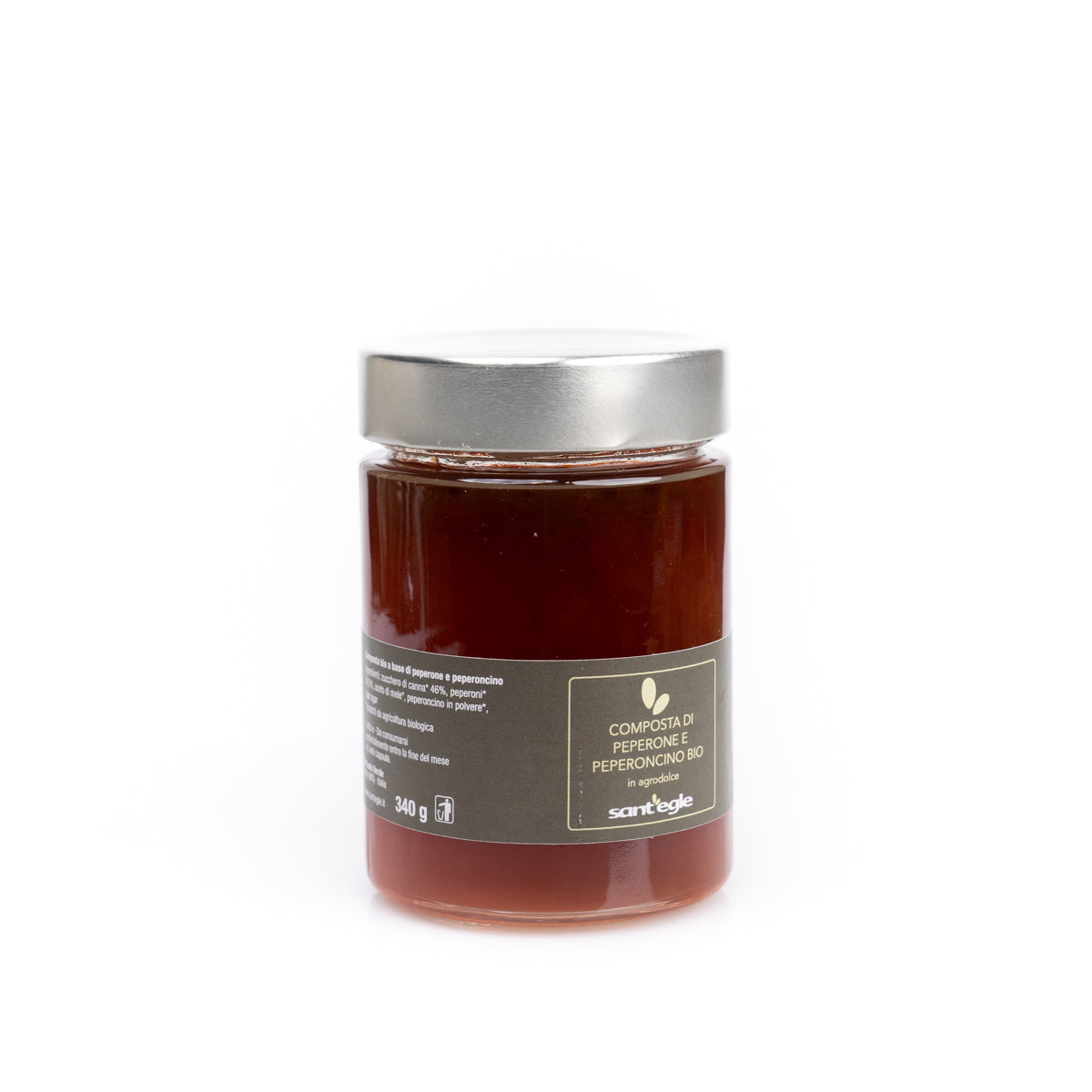 Compota de pimiento y chile orgánico