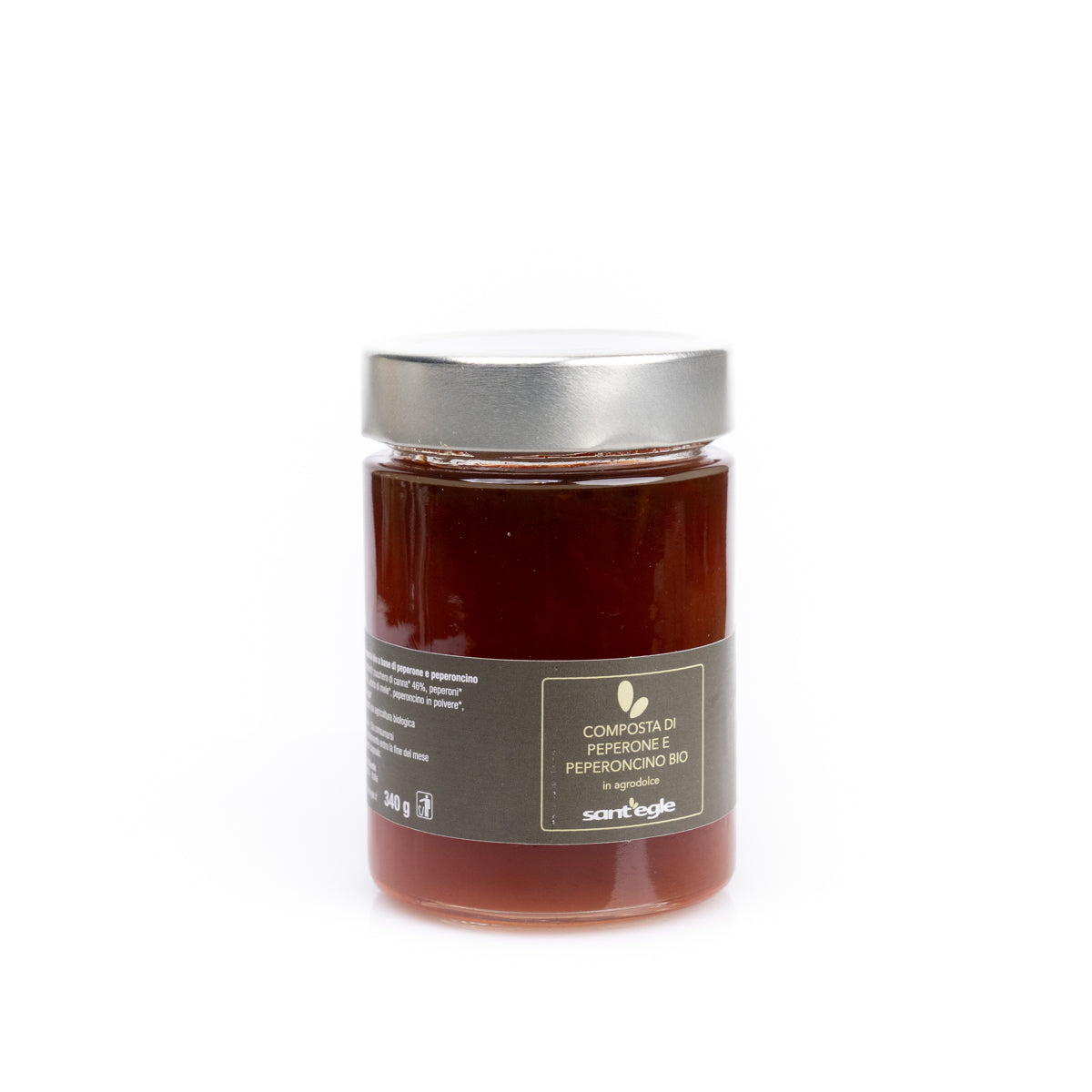 Compota de pimiento y chile orgánico
