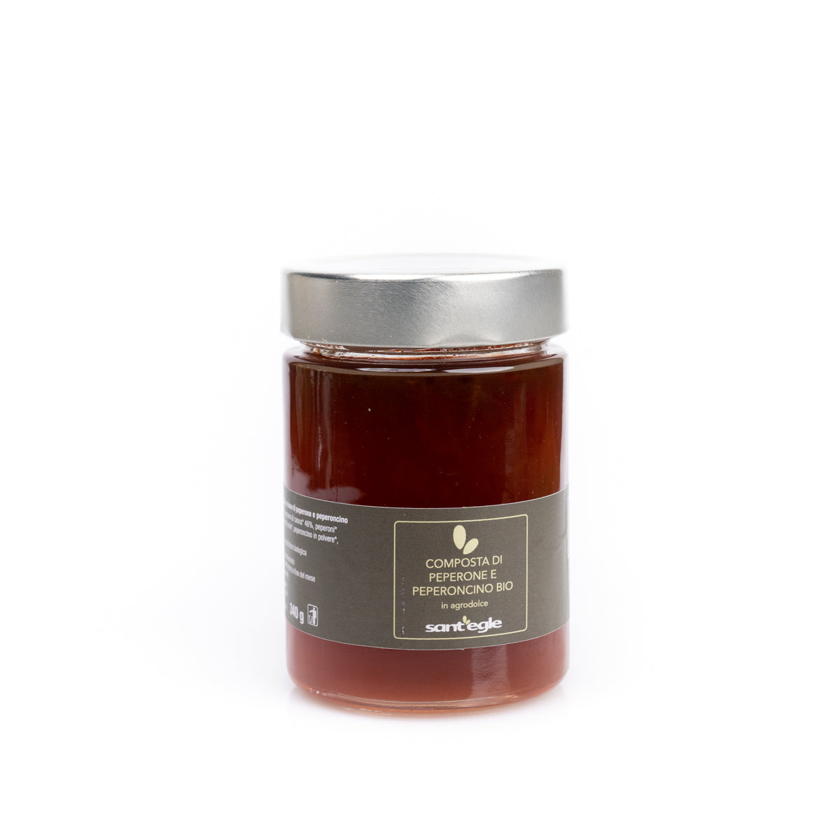 Compota de pimiento y chile orgánico