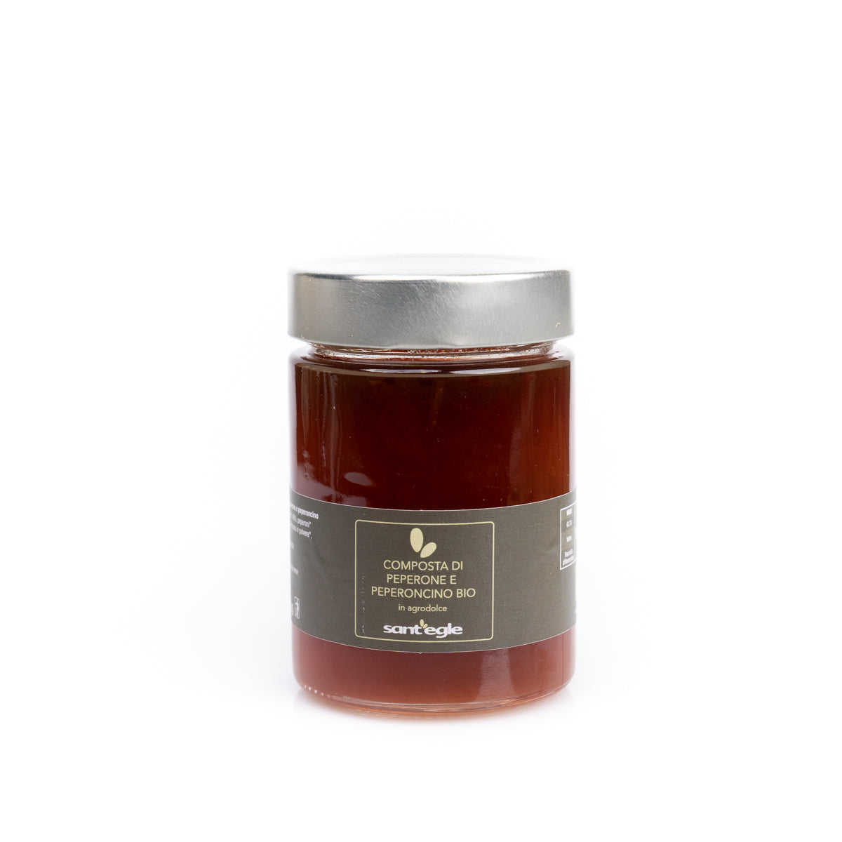 Compota de pimiento y chile orgánico