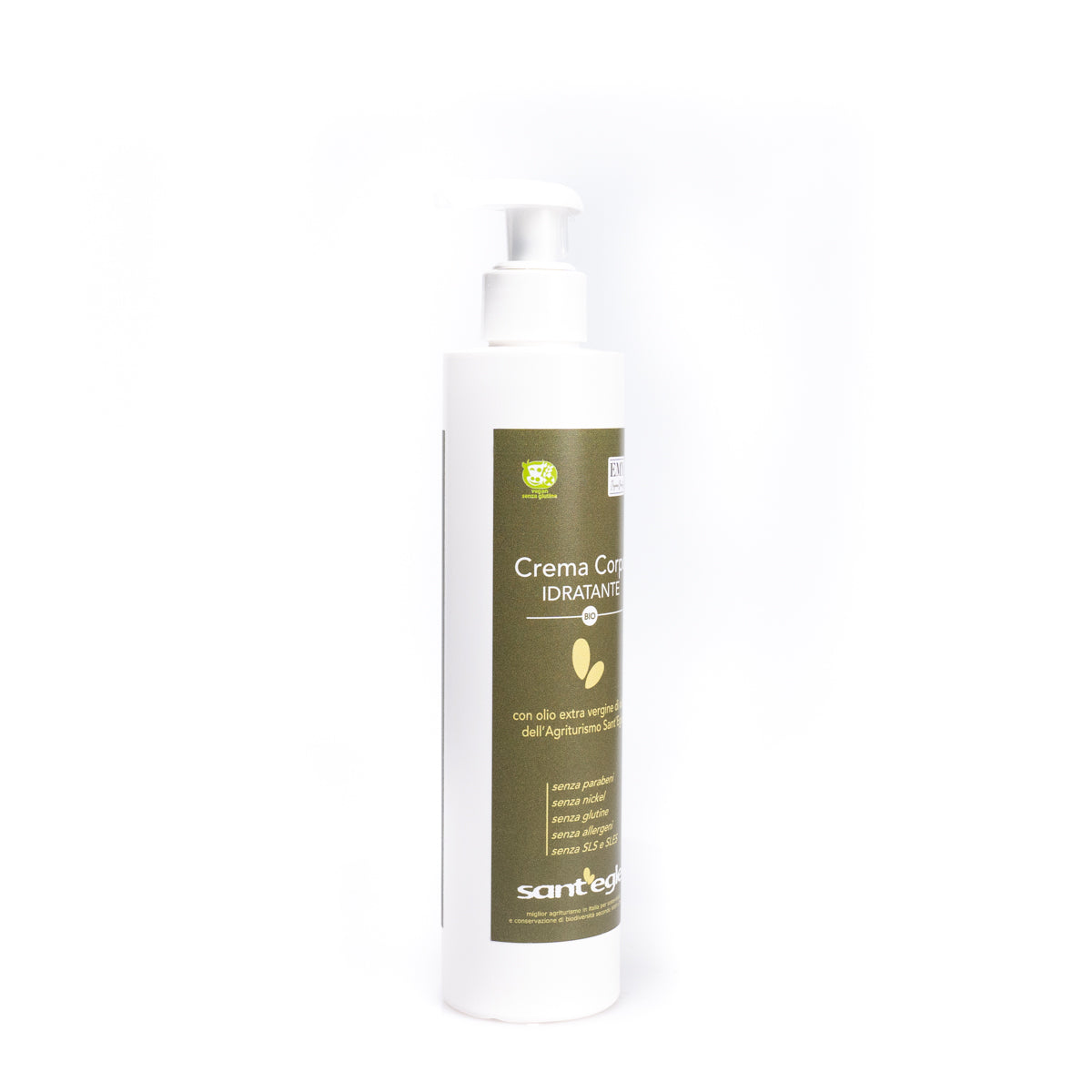 Organic Body Cream with EVO oil, 200 ml