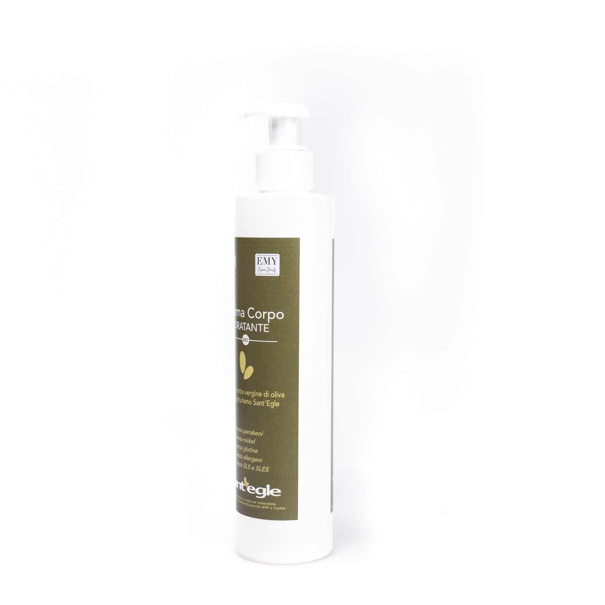 Organic Body Cream with E.V.O. oil, 200 ml
