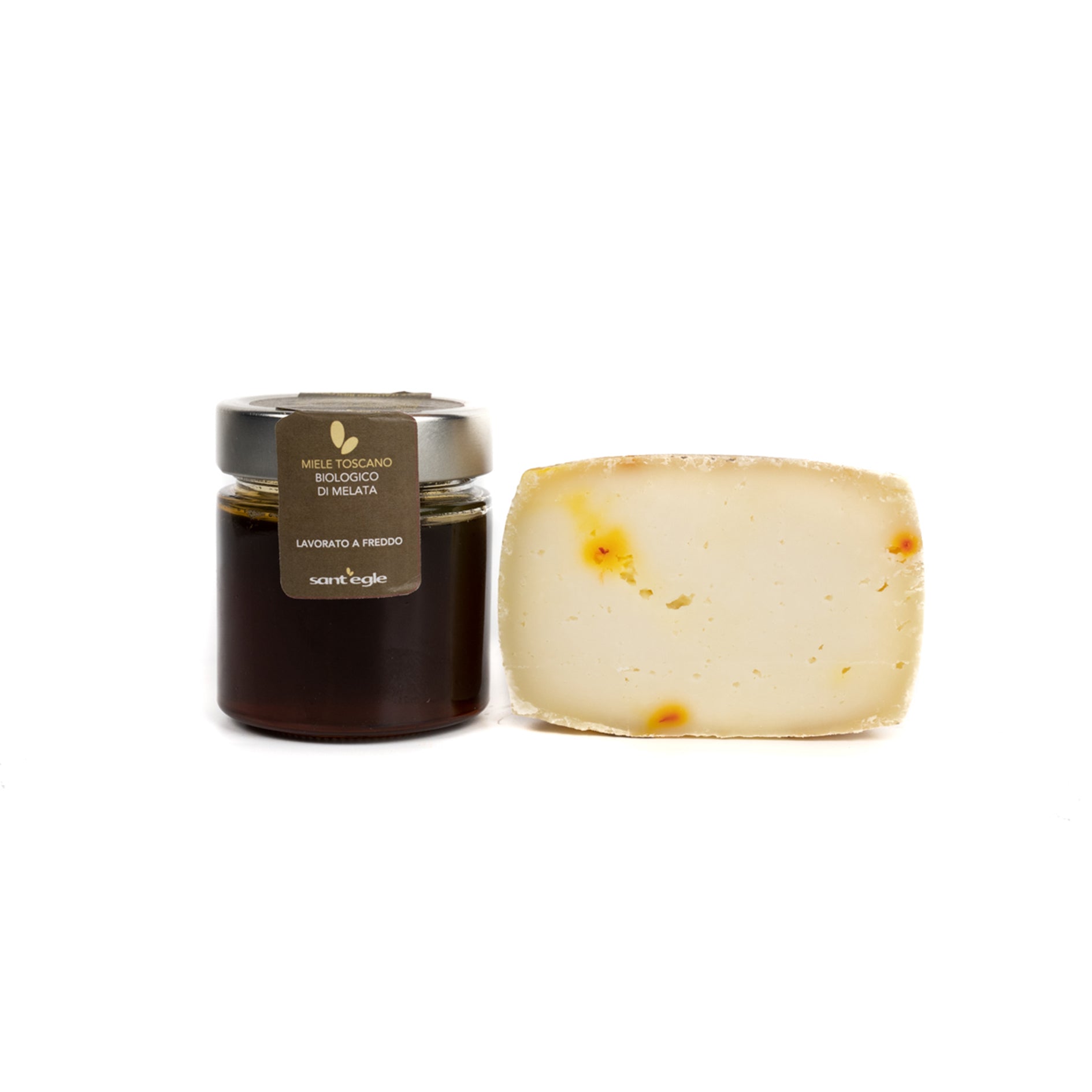 Pecorino con azafrán y miel orgánica