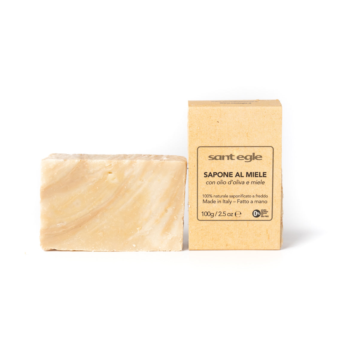 Organic solid soap for face and body, 100 gr 