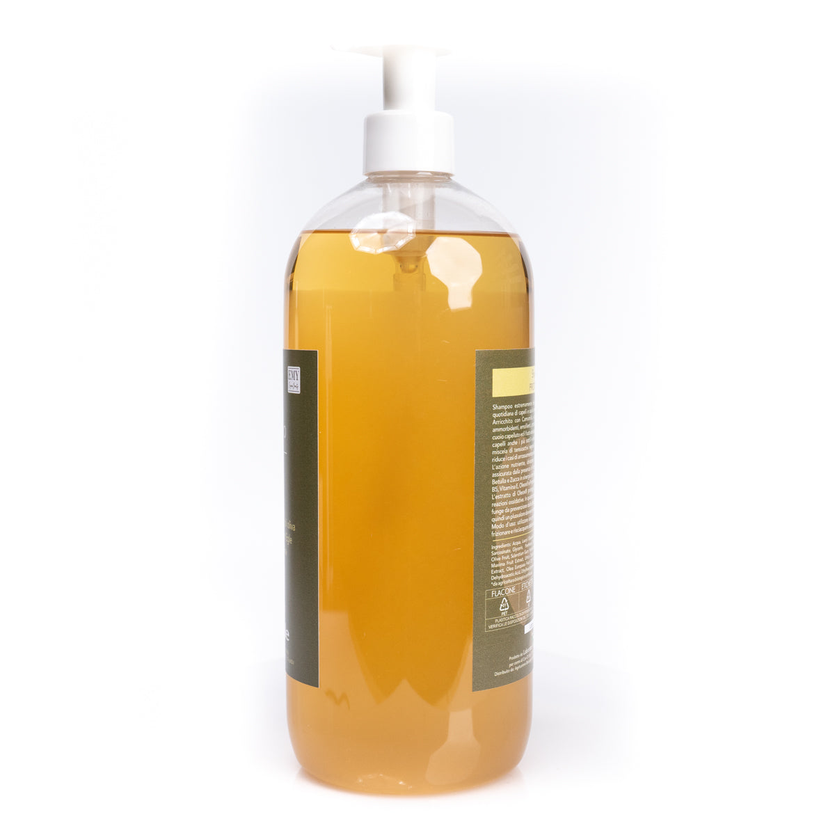 Shampoo biologico con olio extravergine d'oliova, 1lt