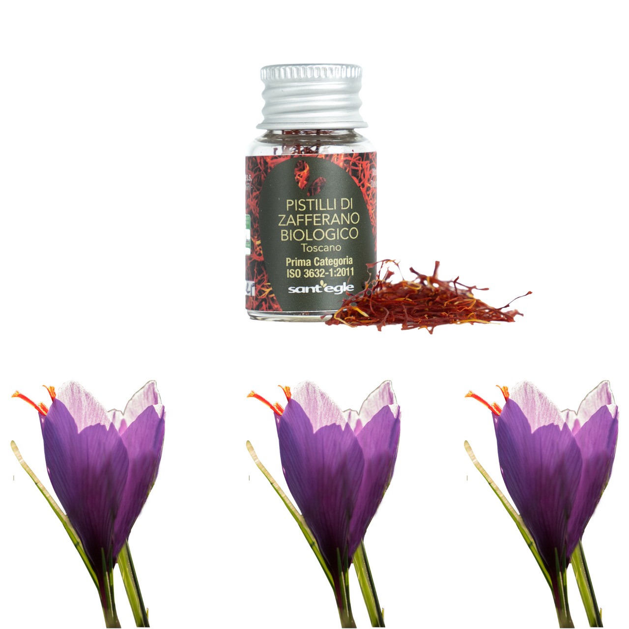 Organic saffron pistils, trial format + €5 discount voucher for your next purchase